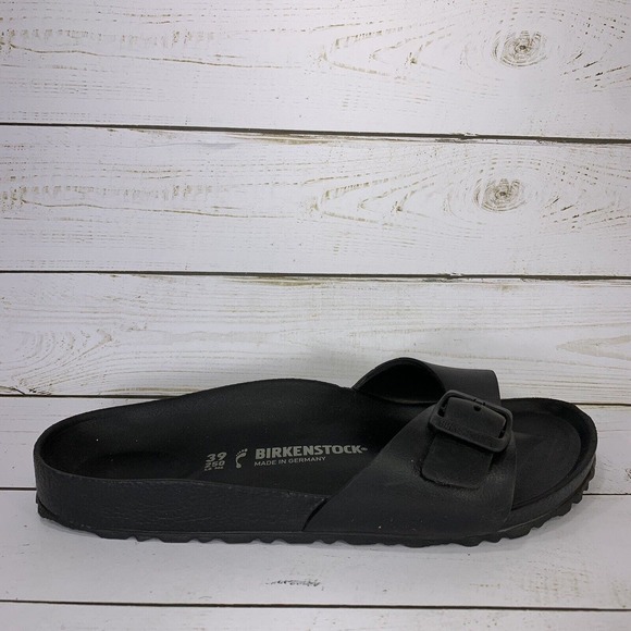 Birkenstock Shoes - Birkenstock Madrid EVA Slide Sandals Womens Size 39 US Size 8-8.5 Black